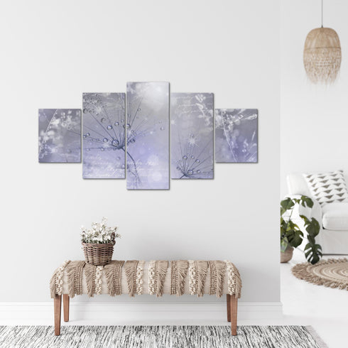 Wandbilder Wohnzimmer XXL Pusteblume Moderne Bild Gräser